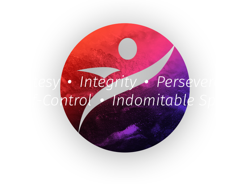 Courtesy Integrity Perseverance Self-Control Indomitable Spirit